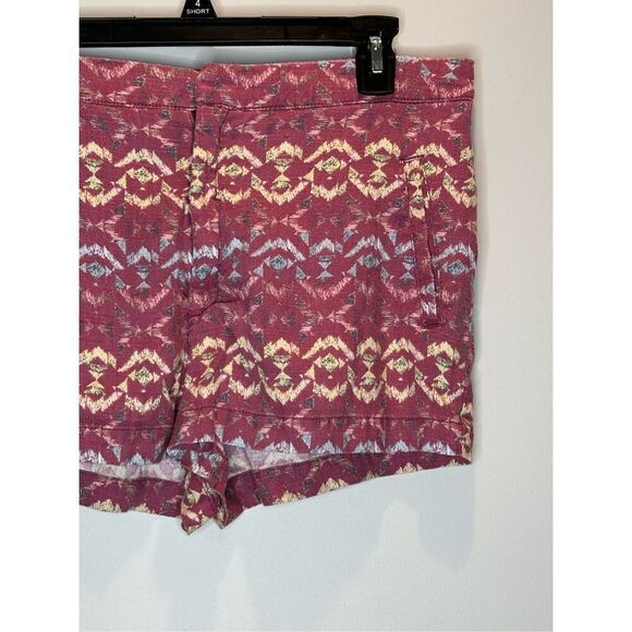 Free People Wild Plum Linen Blend Shorts Size 10 - Picture 3 of 6